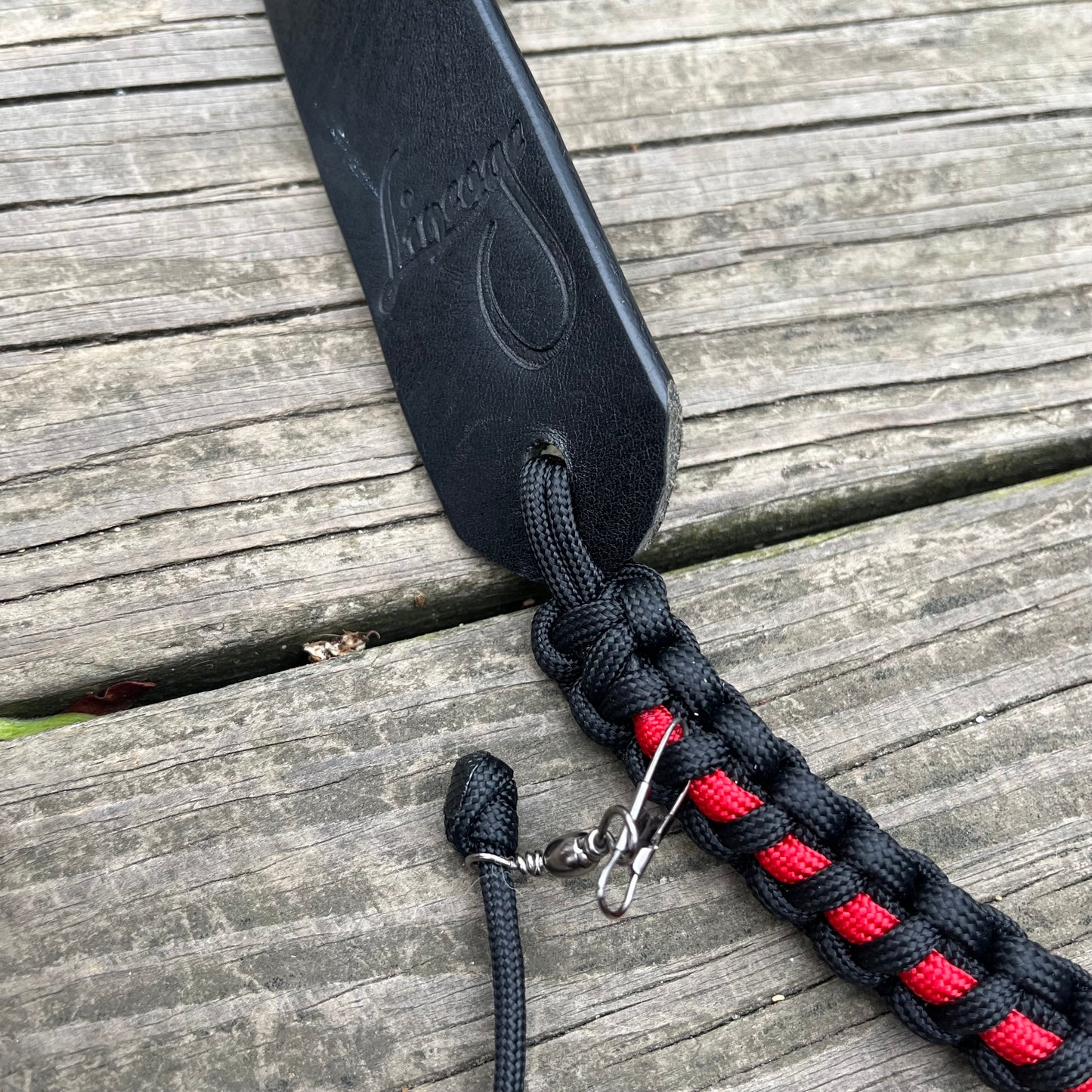 TRLCOMBO Thin Red Line Waterfowl Call Lanyard and Snap Hauler Combo