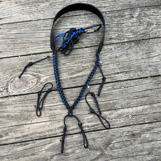 TBLCOMBO Thin Blue Line Waterfowl Call Lanyard and Snap Hauler Combo